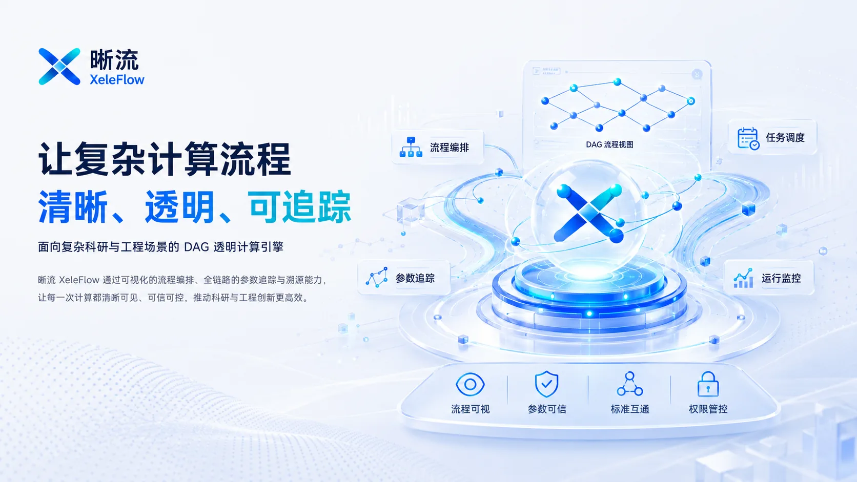 XeleFlow 旂流 DAG 透明计算引擎配图
